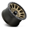 Llanta Fuel Vector (17×9) (Acabado Bronze y anillo negro) (5-127mm) (Offset -12) – F-D60017907345 - Imagen 2